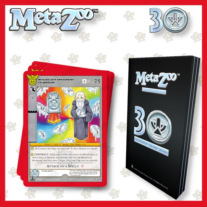 MetaZoo’s 30th Anniversary Set List