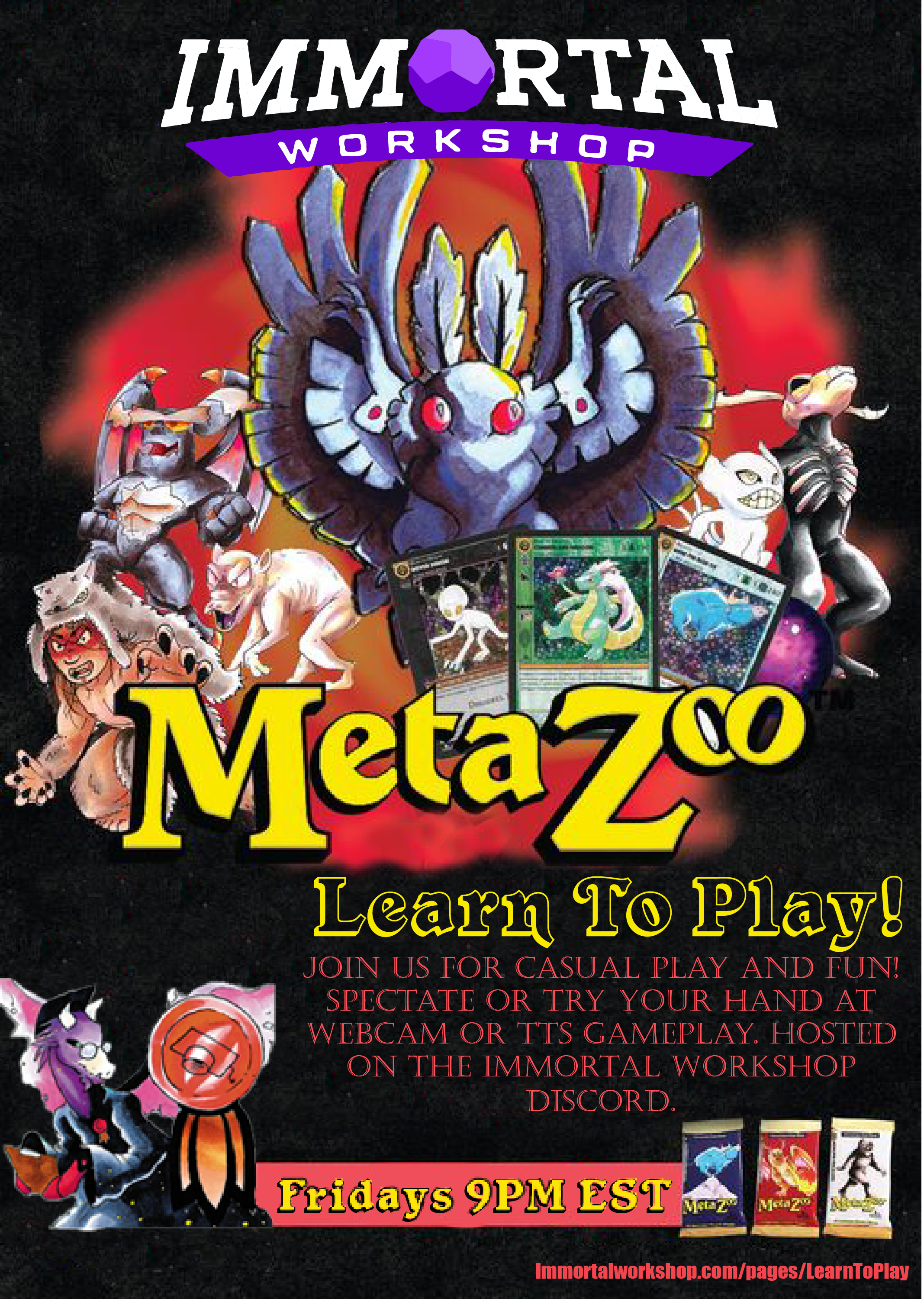 Friday Night MetaZoo Online Learn-To-Play Events!