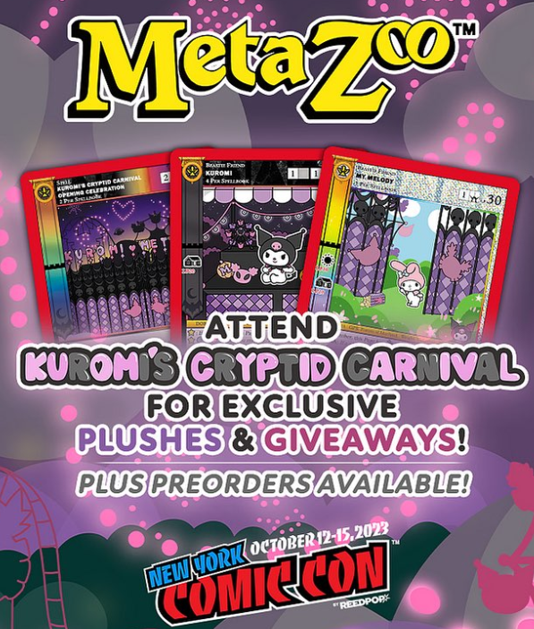 MetaZoo x Sanrio Booth & Schedule! NYCC23